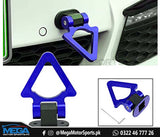 Blue Aluminium Triangular Front Tow Hook | Towing Hook | Tow Hook Dummy For Car