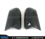 Toyota Prius Carbon Fiber Side Mirror Covers - Batman Style For 2017 - 2021 