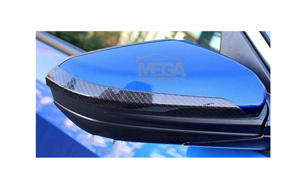 Honda Civic X Carbon Fiber Side Mirror Trim 2016-2020
