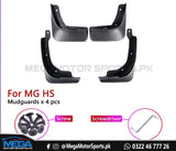 MG HS Front And Rear Mud Flaps - 4 Pcs - For 2020 2021