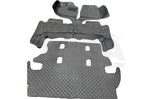 Toyota Land Cruiser FJ200 9D Diamond Floor Mats Black Beige With Grey Grass