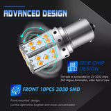 Indicator Orange (Amber) LED Bulbs T20