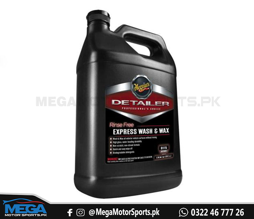 Meguiars Rinse Free Express Wash And Wax - 1 Gallon