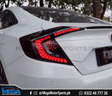 Honda Civic Dragon Style Smoke LED Tail Lights For 2016 - 2021