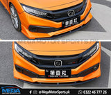 Civic X Facelift Front Bumper Mugen Lip Body kit - Model 2016 - 2020