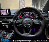 Audi A5 Carbon Fiber Steering Wheel For 2017 2018 2019 2020 2021 2022