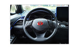 Toyota Steering Emblem Logo - Red