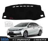 Toyota Corolla Dashboard Velvet Matt For Protection - Black