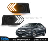 Honda City Mustang Style DRL Fog Lamps Covers For 2021 2022