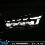 Civic Audi Style LED Headlights 2022 2023 2024