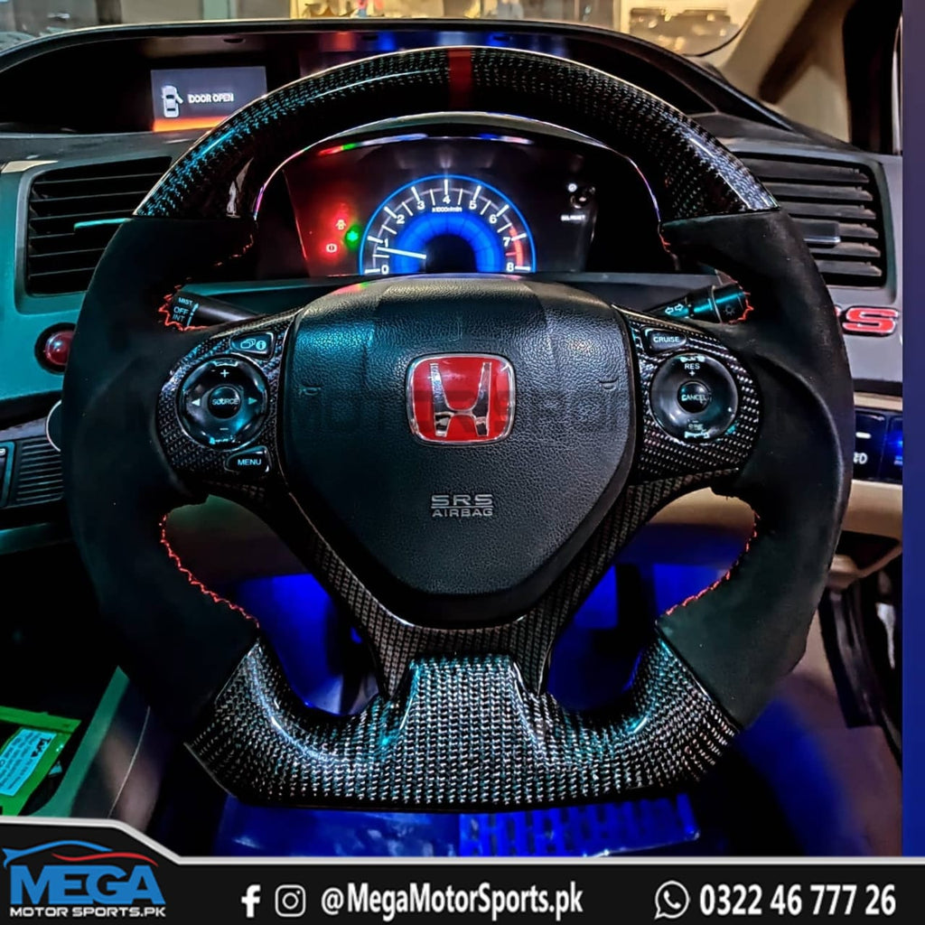 Honda Civic 2015 Rebirth Original Carbon Fiber Steering Wheel