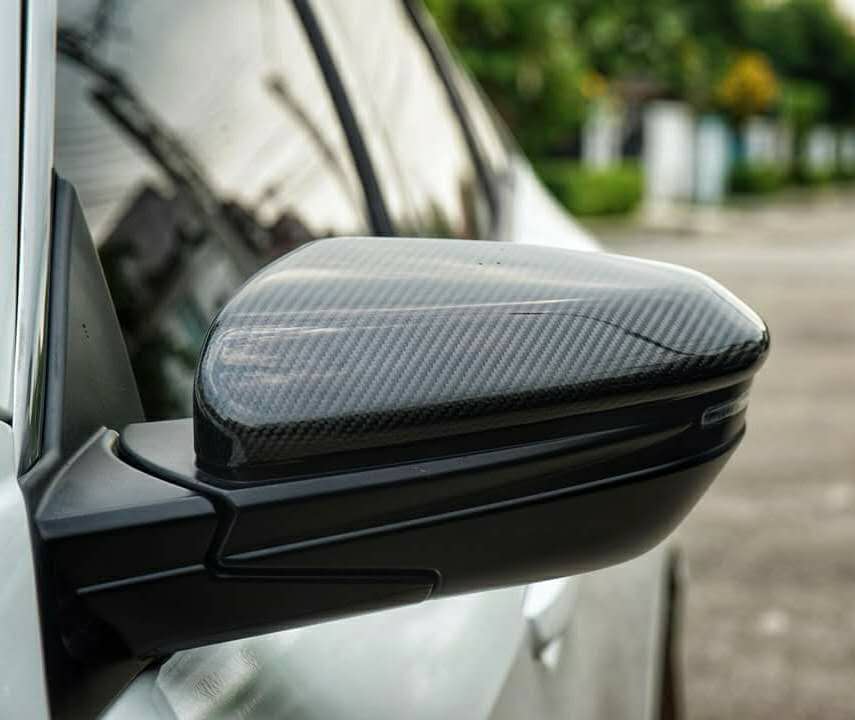 Honda Civic X Carbon Fiber Side Mirror Covers V1 2016 - 2021