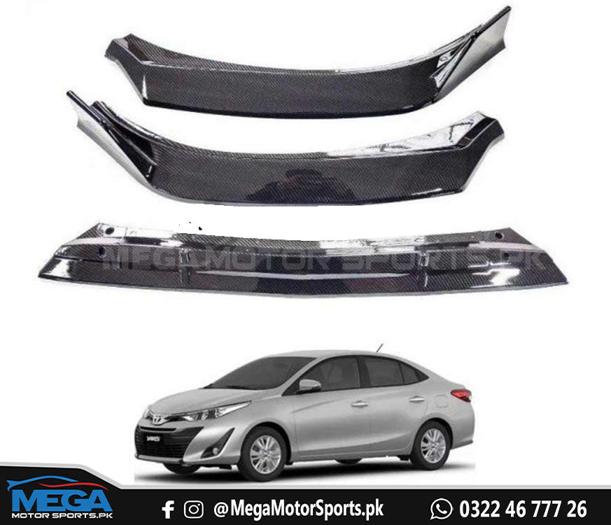 Toyota Yaris Front Carbon Fiber Splitter Model 2020-2021