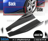 Universal Carbon Fiber Splitter For Back Bumper and Sides - 2 pcs