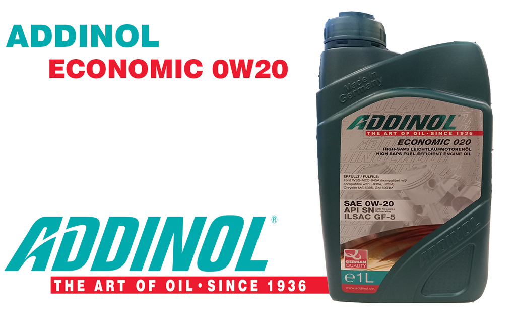 ADDINOL OIL ECONOMIC 0W20 - 1 Litre