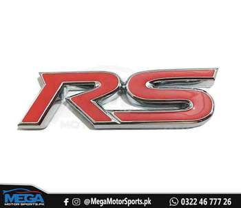 RS Trunk Emblem Logo