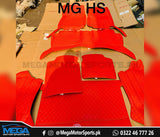 MG HS 7D Full 8 Pcs Horizontal Lining Floor Mats and Diamond Trunk Mats For 2020 2021 2022