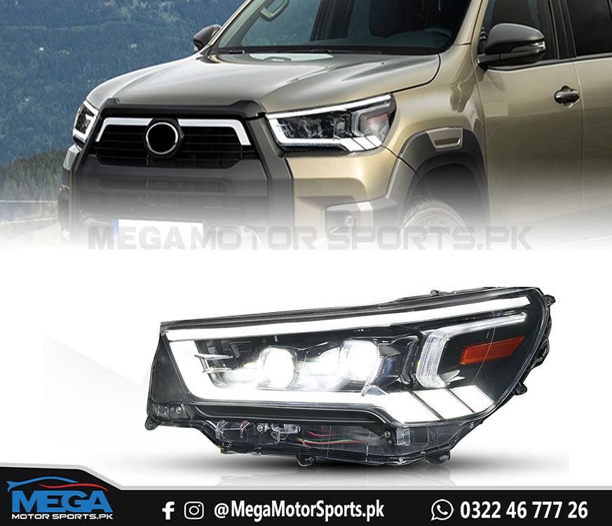 Toyota Hilux Revo Etron Style Head Lights For 2016 2017 2018 2019 2020 2021