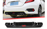 Honda Civic Kantara Style Diffuser - Dual Exhaust