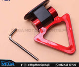 RED Aluminium Triangular Front Tow Hook | Towing Hook | Tow Hook Dummy For Car