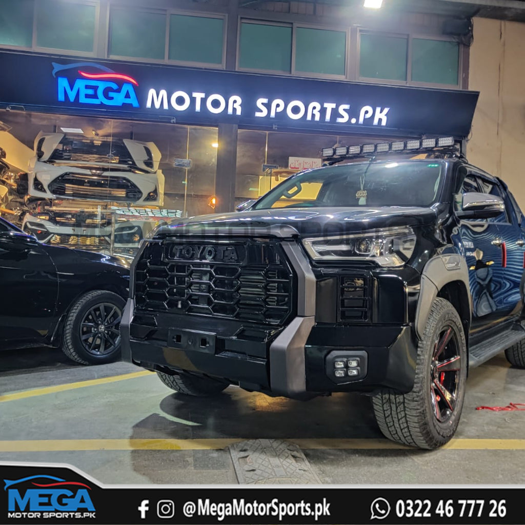 Toyota Hilux Revo to Tundra Conversion For 2021 2022 2023 - Front