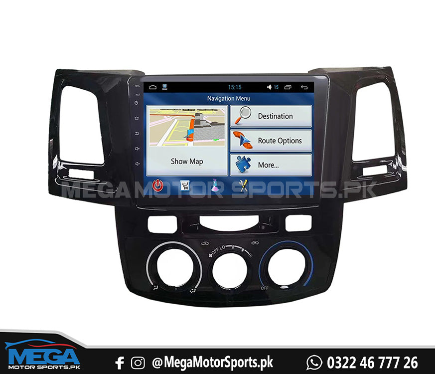 Toyota Fortuner Android Panel LCD Multimedia - Model 2012 - 2015