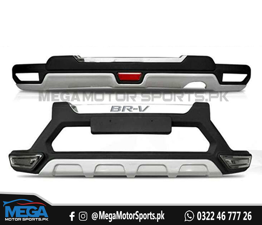 Honda BRV Front And Back Bumper Guard - Bodykit