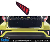 Toyota CHR Rear Bumper Tail Lights / Rear Bumper Reflector Light / Back Bumper Brake Light