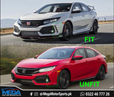 Honda Civic Type R Front Bumper DRL For 2016 - 2021