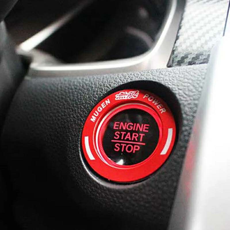 Honda Civic Push Start Red Ring Trim