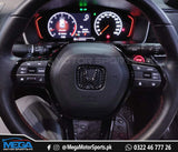 Honda Civic Carbon Fiber Steering Wheel Honda Logo / Monograms For 2006 - 2023