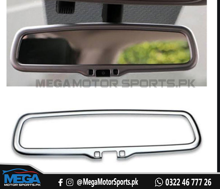 KIA Sportage Chrome Inner Back Rear View Mirror Trim For 2020 2021