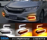 Honda City Front LED DRL Fog Covers For 2021