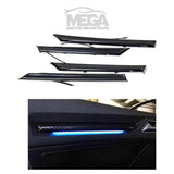 Honda Civic Interior Carbon Fiber Door Atmospheric / Illumination / Ambient Lights Kit ( 11 Clr )