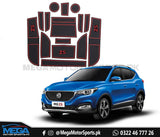MG ZS Non Slip Interior Mats - Red For 2020 2021 2022