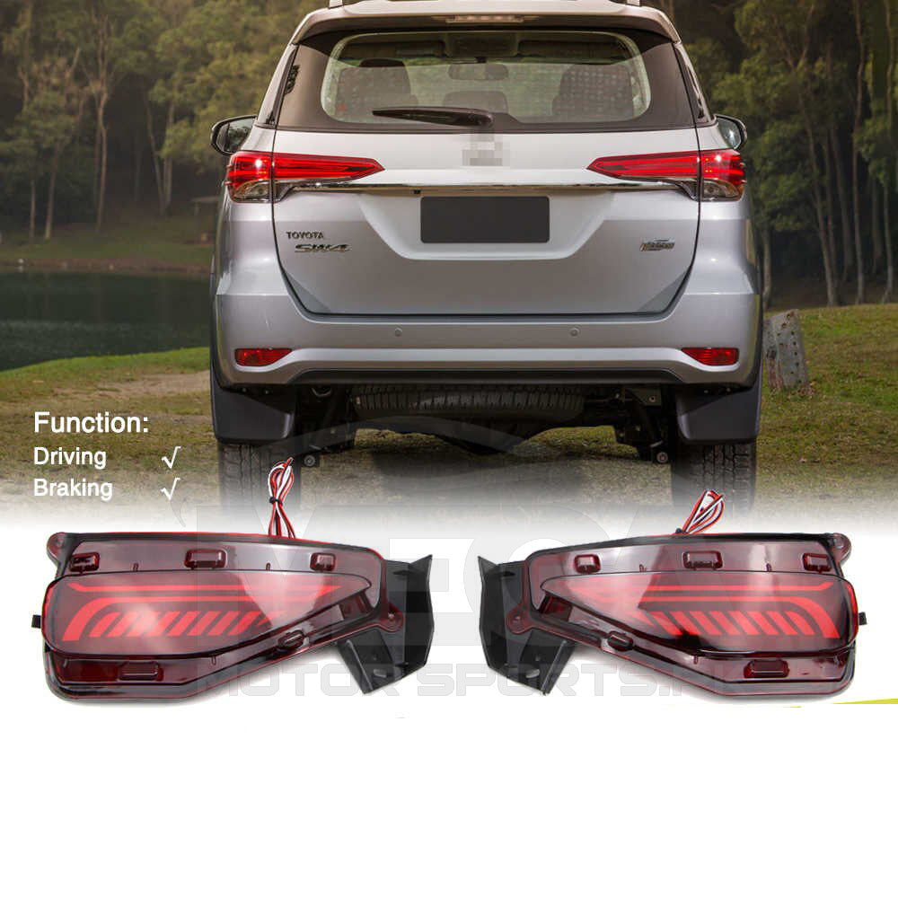 Toyota Fortuner New Style Rear Bumper Lamp - Model 2016-2020