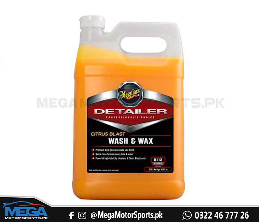 Meguiars Citrus Blast Wash & Wax - 1 Gallon