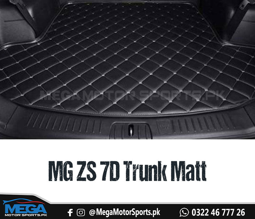 MG ZS Black 7D Trunk Matt For 2020 2021 2022