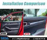 Honda Civic Carbon Fiber Interior Door Strips For 11th Generation 2022 2023