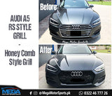 Audi A5 to RS5 Style Front Grill / Honey Comb Style Grill For 2017 - 2021