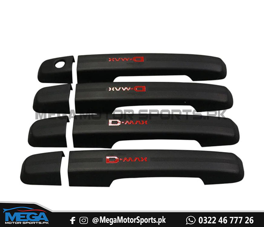 Isuzu D-Max / DMax / D Max Black Handle Covers For Models 2018 2019 2020 2021