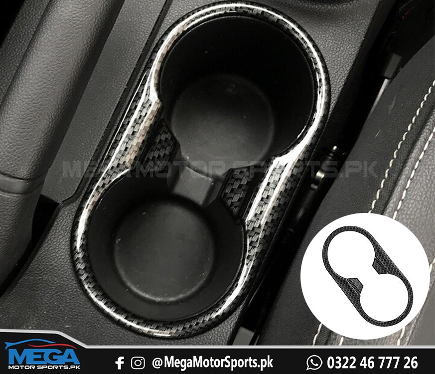 MG ZS Carbon Fiber Cup Holder For 2020 2021