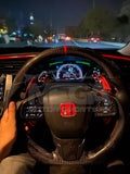 Honda Civic X Carbon Fiber Steering Wheel Model 2016-2020