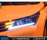 Toyota Corolla Nike Style Headlights For Models 2014 - 2017