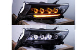 Toyota Prado Bugatti Style LED Headlights  - Model 2009-2020