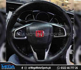 Honda Civic Carbon Fiber Leather Steering Cover Model 2016-2020
