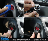 Car Engine Push Start/Stop Ring Cover - Carbon Fiber