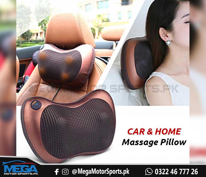 Medicated Neck Massager Pillow | Electric Massage Pillow Vibrator 