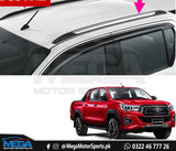 Toyota Hilux Revo Aluminium Roof Rail Black And Silver For 2016 - 2022