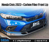 Honda Civic Voltex Carbon Fiber Front Lip Splitter For 11th Gen 2022 2023